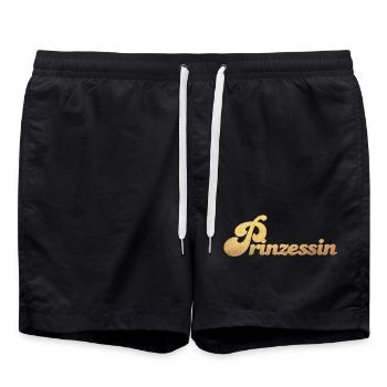 Princesse Gold Girl Luxe Choyé Cool Citations - Short de bain - noir - Devant - AI Model Male 185 light (185cm)