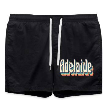T-shirt Adélaïde t-shirt cadeau rétro vintage - Short de bain - noir - Devant - AI Model Male 185 light (185cm)