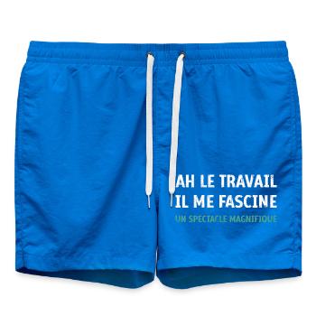 Ah le Travail il me fascine un spectacle magnifiqu - Short de bain - cobalt blue - Devant