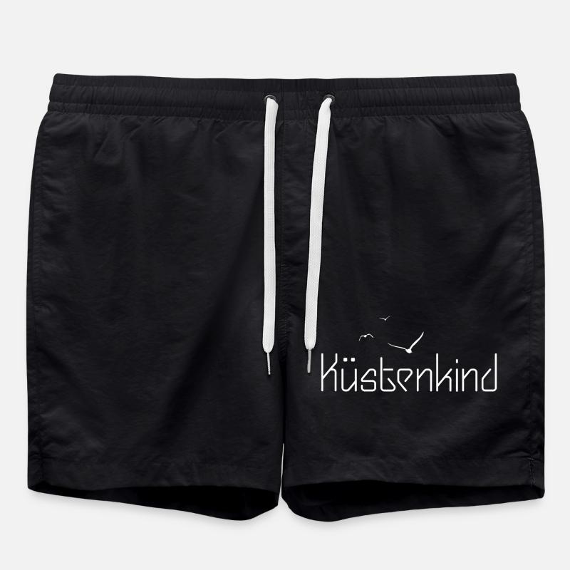 Küstenkind - Badeshorts - Schwarz