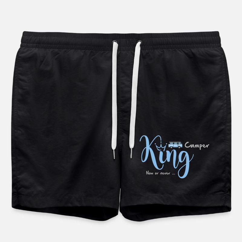 Camper King - Swim Trunks - black
