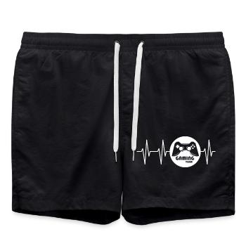 Pulse Gaming Heartbeat Controller Icon Gamer - Short de bain - noir - Devant - AI Model Male 185 light (185cm)