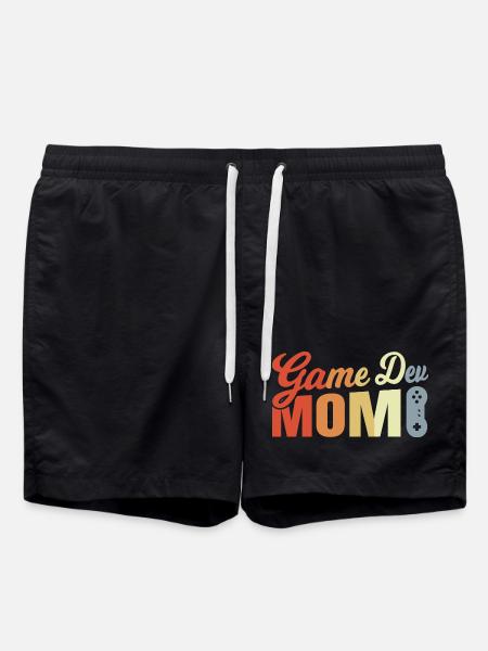 Game Developer Mom - Swim Trunks - black