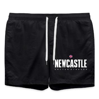 Newcastle - Short de bain - noir - Devant - AI Model Male 185 light (185cm)