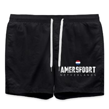 Amerfoort Netherlands Crest Tee - Swim Trunks - black - Front - AI Model Male 185 light (185cm)