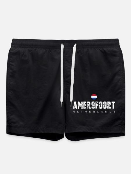 Amerfoort Netherlands Crest Tee - Swim Trunks - black