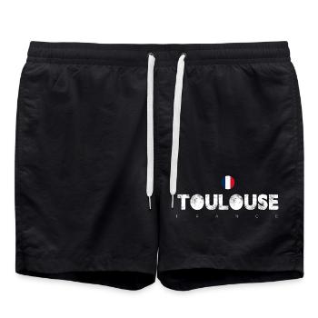 Toulouse - Swim Trunks - black - Front - AI Model Male 185 light (185cm)