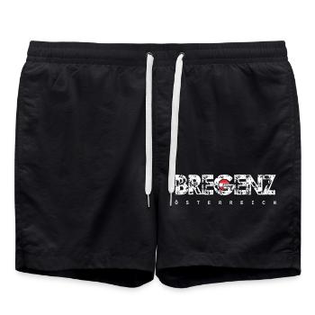 Bregenz - Short de bain - noir - Devant - AI Model Male 185 light (185cm)