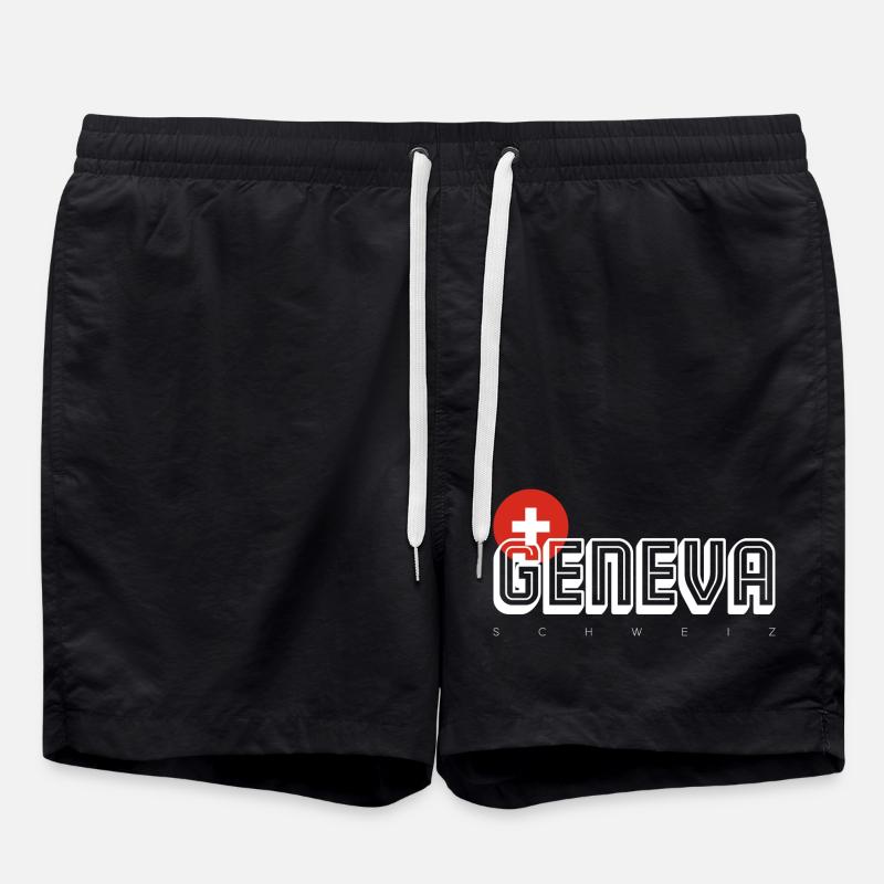 Genève - Short de bain - noir