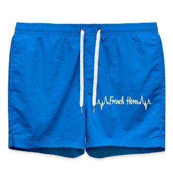 French horn heartbeat - Swim Trunks - cobalt blue - Front