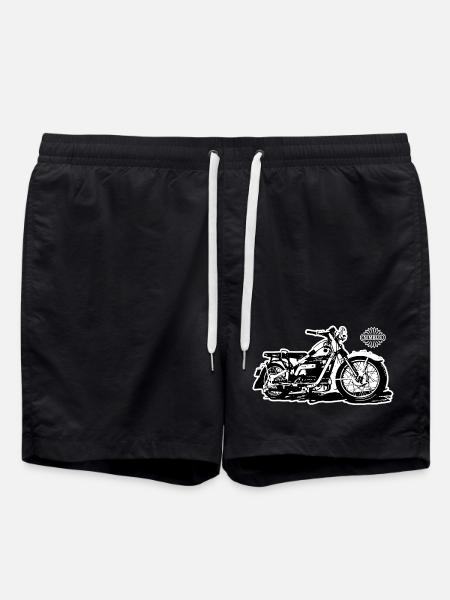 Nimbus Motorcycle - Swim Trunks - black