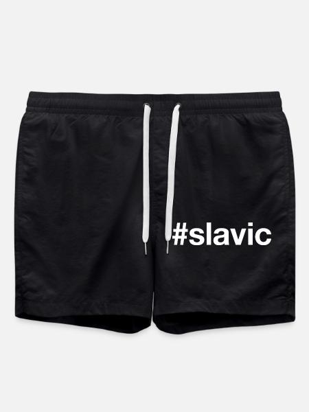 SLAVIC Hashtag - Swim Trunks - black