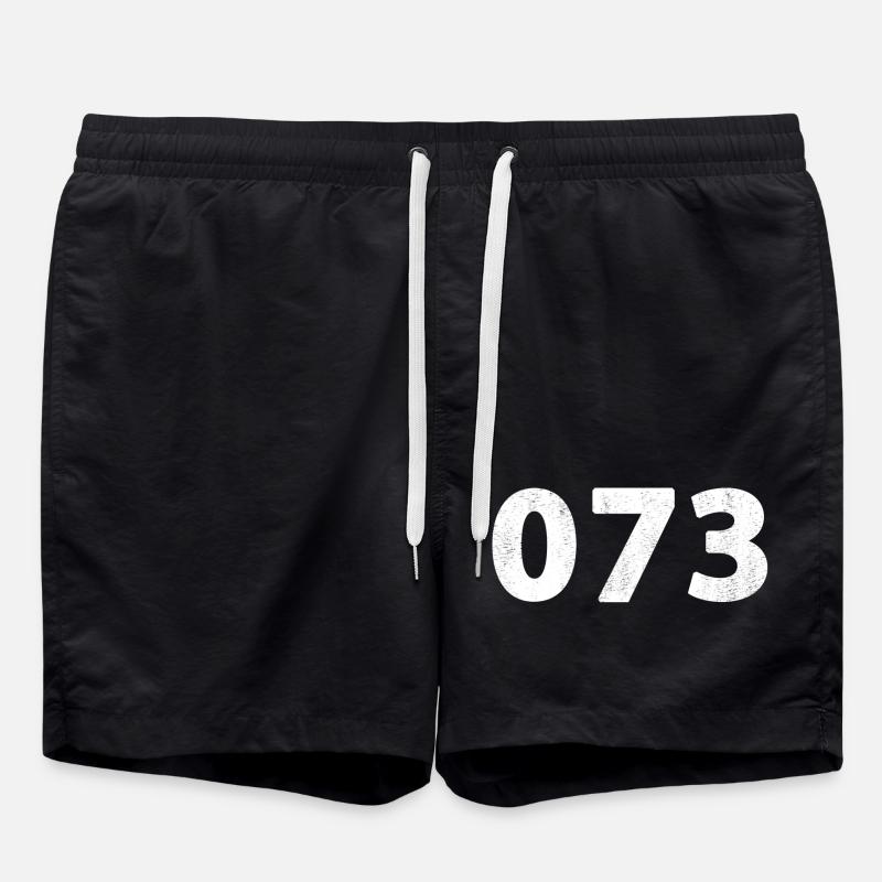 073 's-Hertogenbosch Rosmalen Empel Vught Vlijmen - Swim Trunks - black