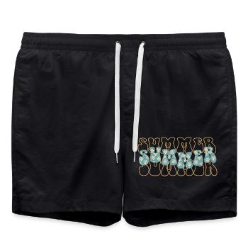 Été - Short de bain - noir - Devant - AI Model Male 185 light (185cm)