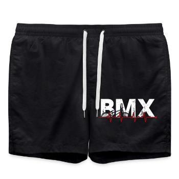 BMX Pulse Graphic Tee - Swim Trunks - black - Front - AI Model Male 185 light (185cm)