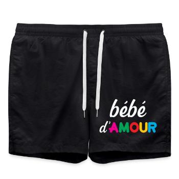 bébé d'Amour - Short de bain - noir - Devant - AI Model Male 185 light (185cm)