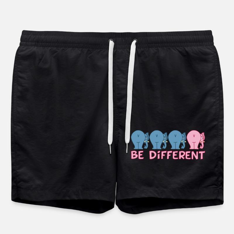 Ein anderer Elefant - Badeshorts - Schwarz