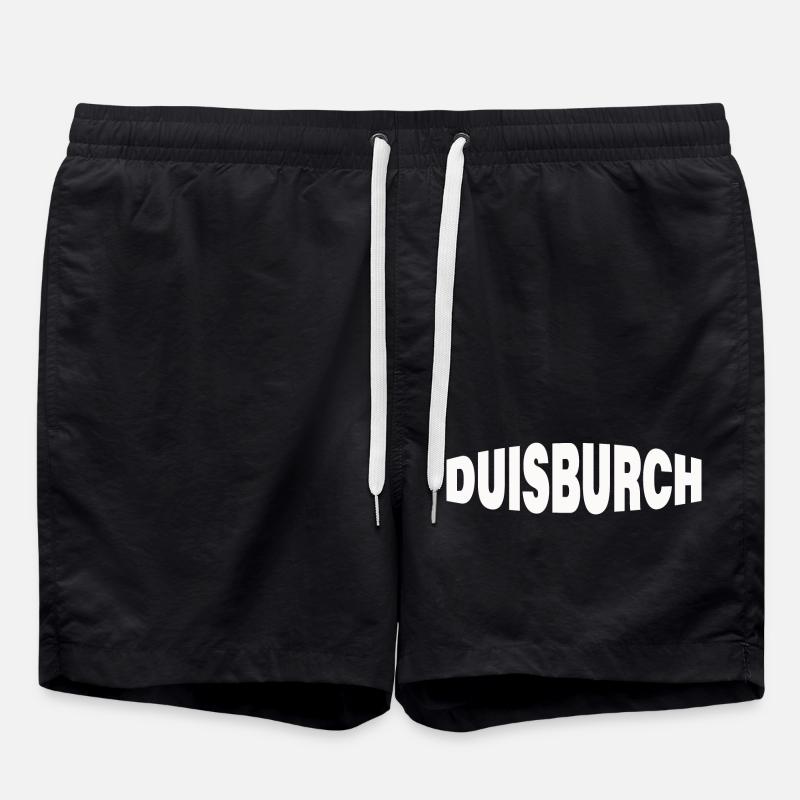 DUISBURCH - Badeshorts - Schwarz