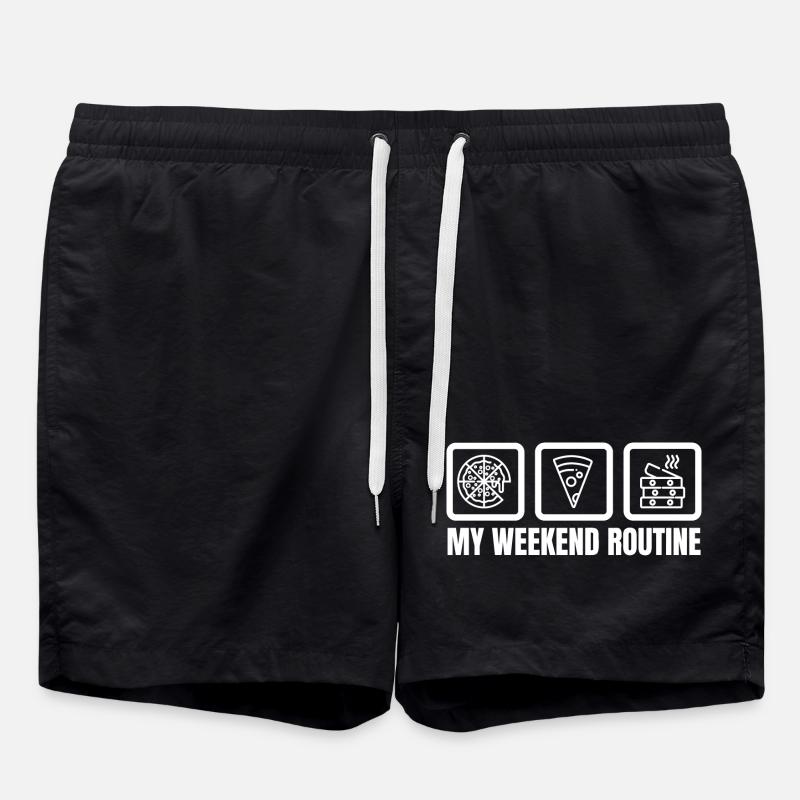 Ma routine du week-end - Short de bain - noir