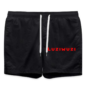 Luziwuzi - Ludwig Viktor of Austria - Swim Trunks - black - Front - AI Model Male 185 light (185cm)