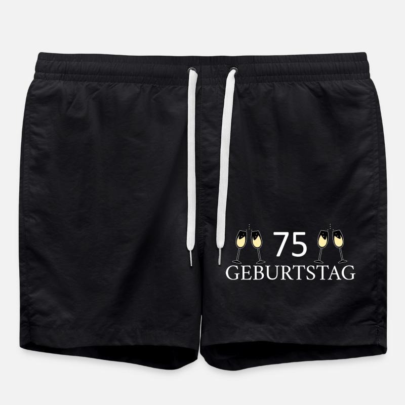75e anniversaire 75 ans - Short de bain - noir
