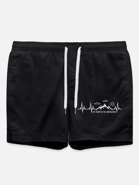 Wandern  - Badeshorts - Schwarz