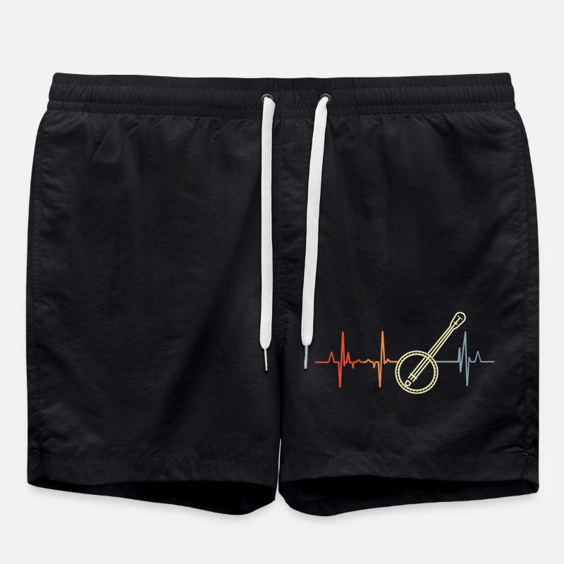Ligne Banjo Heart - Short de bain - noir