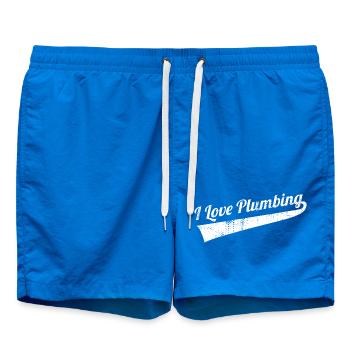 Dicton de plombier - Short de bain - cobalt blue - Devant
