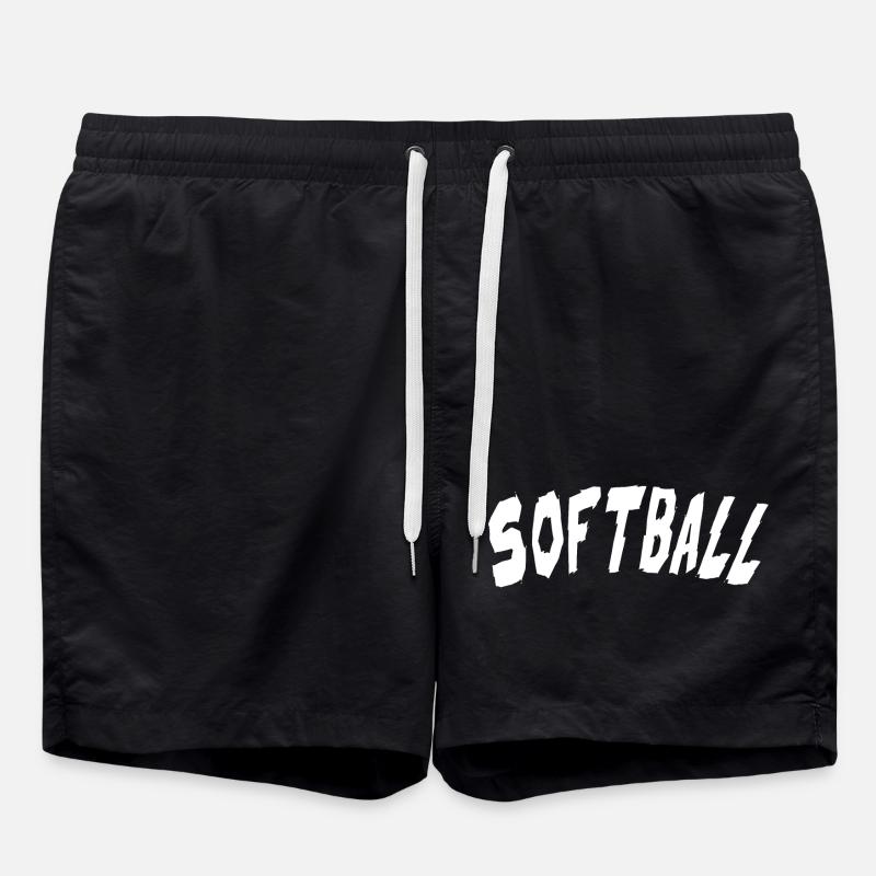 Softball - Short de bain - noir