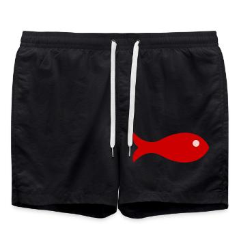SARDINE. POISSON. POISSON D'AVRIL - Short de bain - noir - Devant - AI Model Male 185 light (185cm)