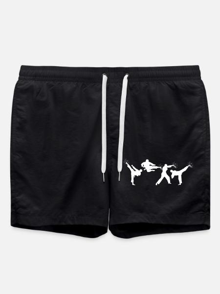 Drôle de karatéka - Short de bain - noir