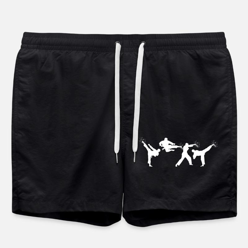 Drôle de karatéka - Short de bain - noir