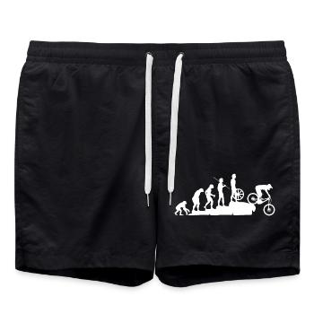 MTB Evolution Downhill edit - Short de bain - noir - Devant - AI Model Male 185 light (185cm)