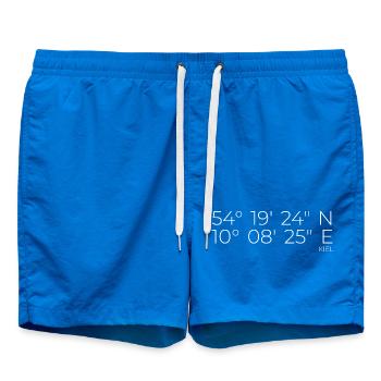 coordinates Kiel - Swim Trunks - cobalt blue - Front