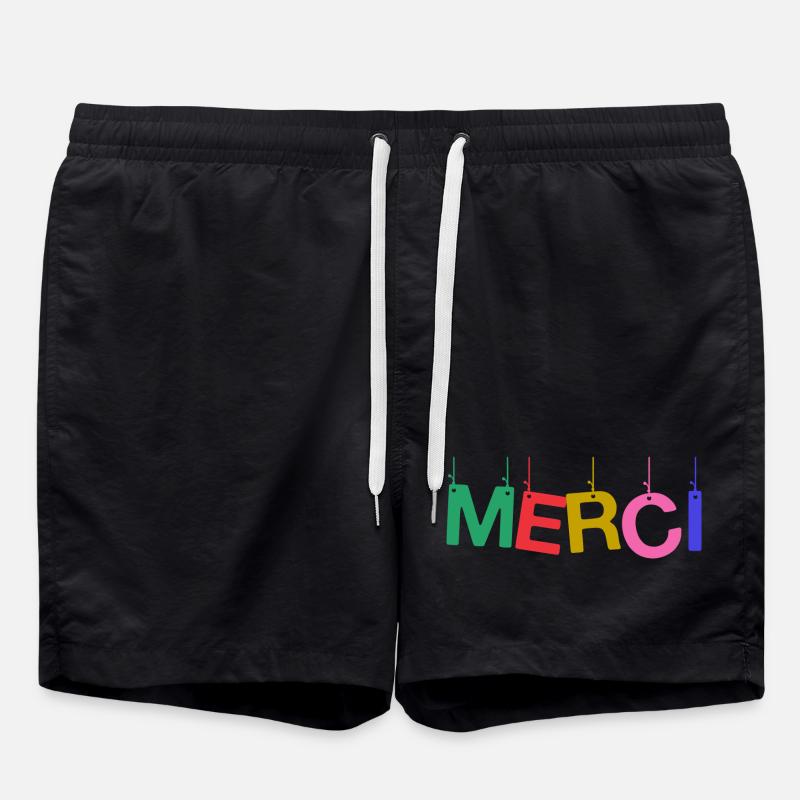 MERCI. MAÎTRESSE. MAÎTRE. MERCI MAÎTRESSE - Short de bain - noir