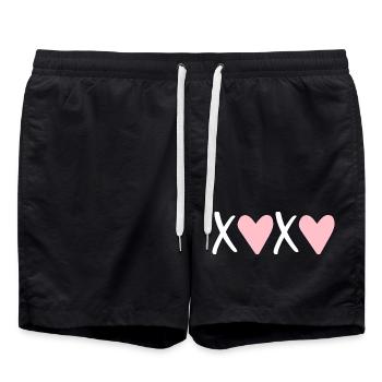 XOXO Câlins et bisous - Short de bain - noir - Devant - AI Model Male 185 light (185cm)