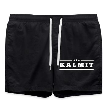 Kalmit Haardt - Badeshorts - Schwarz - Vorne - AI Model Male 185 light (185cm)