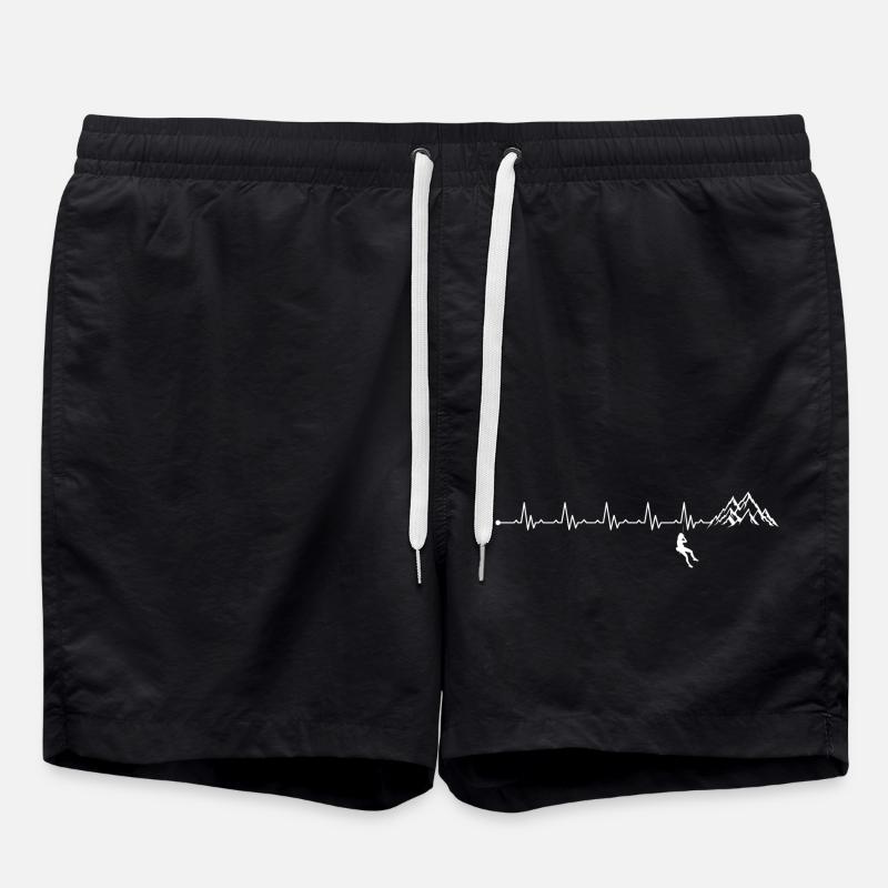 Astronaut Trek Alpenkamm - Badeshorts - Schwarz