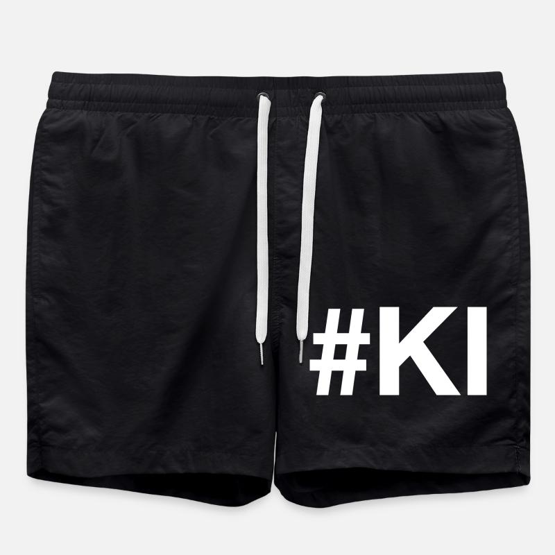 AI Artificial Intelligence - Swim Trunks - black