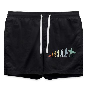 Kind zum Surfer Evolution - Badeshorts - Schwarz - Vorne - AI Model Male 185 light (185cm)