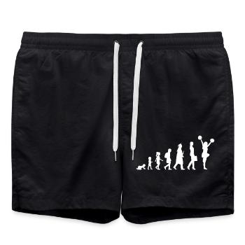 Evolution Of A Cheerleader - Swim Trunks - black - Front - AI Model Male 185 light (185cm)
