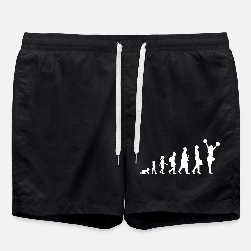 Evolution Of A Cheerleader - Badeshorts - Schwarz
