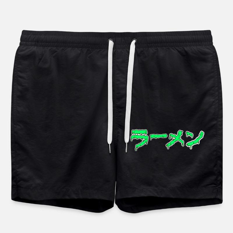 Dripping Ramen - Badeshorts - Schwarz