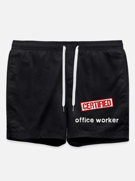 Office Worker - Swim Trunks - black