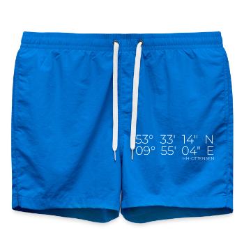 Coordonnées Ottensen Hamburg - Short de bain - cobalt blue - Devant