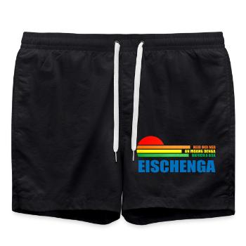heid moi ned an moang denga oafoch a boa eischenga - Swim Trunks - black - Front - AI Model Male 185 light (185cm)