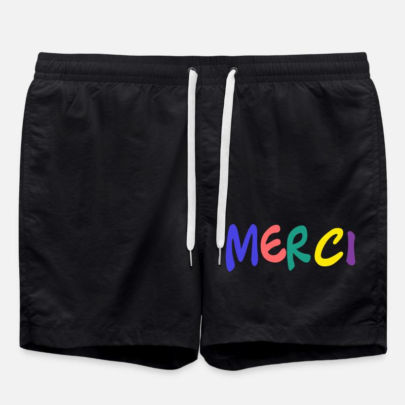 MERCI. MAÎTRESSE. MAÎTRE. MERCI MAÎTRESSE - Short de bain - noir