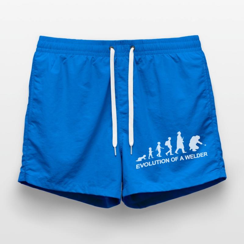 Evolution eines Schweißers Badeshorts