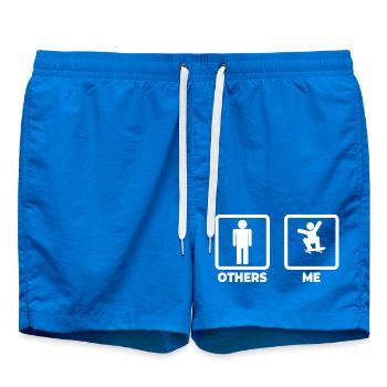Figurine de bâton de skateboard - Short de bain - cobalt blue - Devant