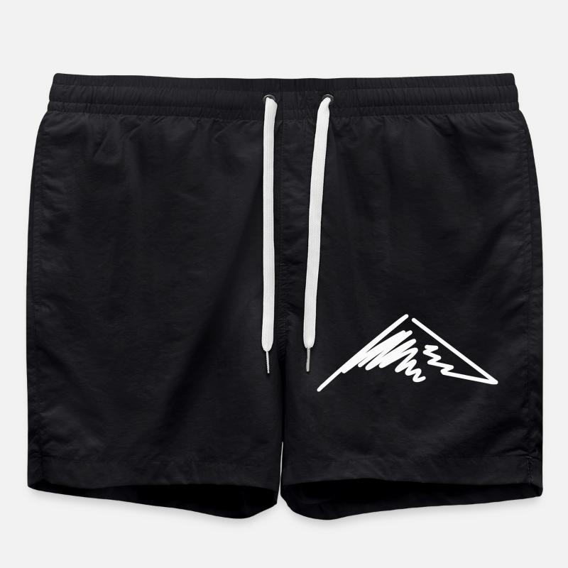 Mountain - Swim Trunks - black
